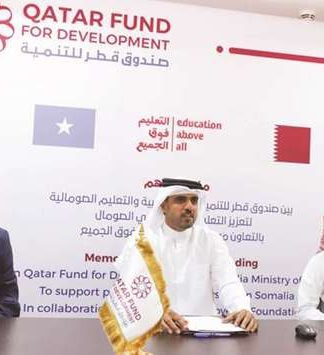 QFFD Signs MOU with Somalia's Ministry of Education to Provide Education to 57,000 Children