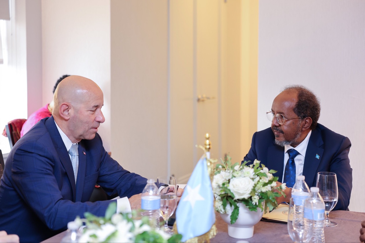 President Hassan Sheikh Meets U.S. Assistant Secretary of State for African Affairs