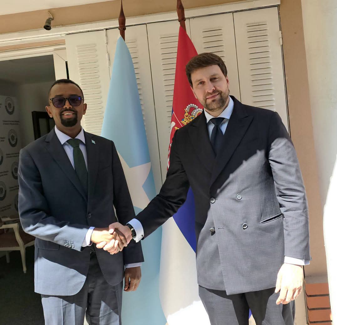 Safiirka Soomaaliya ee Serbiya oo qaabilay guddoomiye ku xigeenka Baarlamanka dalkaas